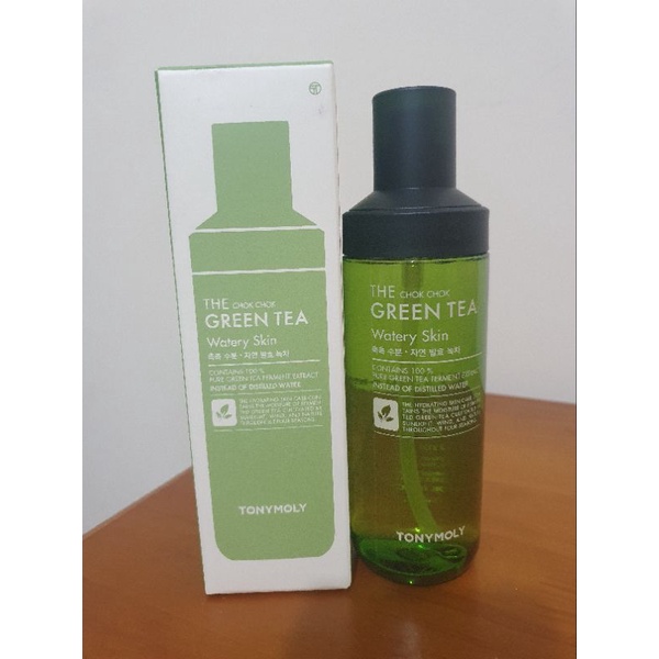 Jual The Chok Chok Green Tea Watery Skin 180ml Shopee Indonesia