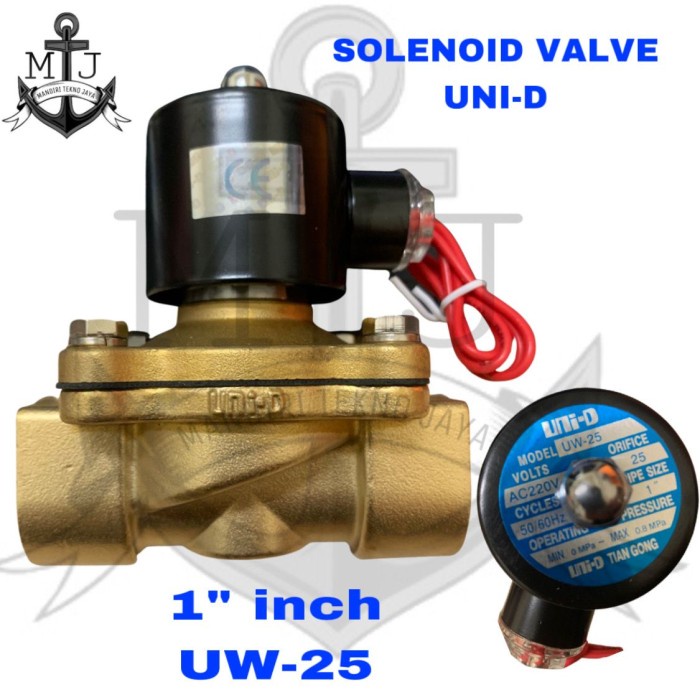 Jual Ape Solenoid Valve UniD 2Way Uw25 Drta 1 Inch Ac220/Dc24