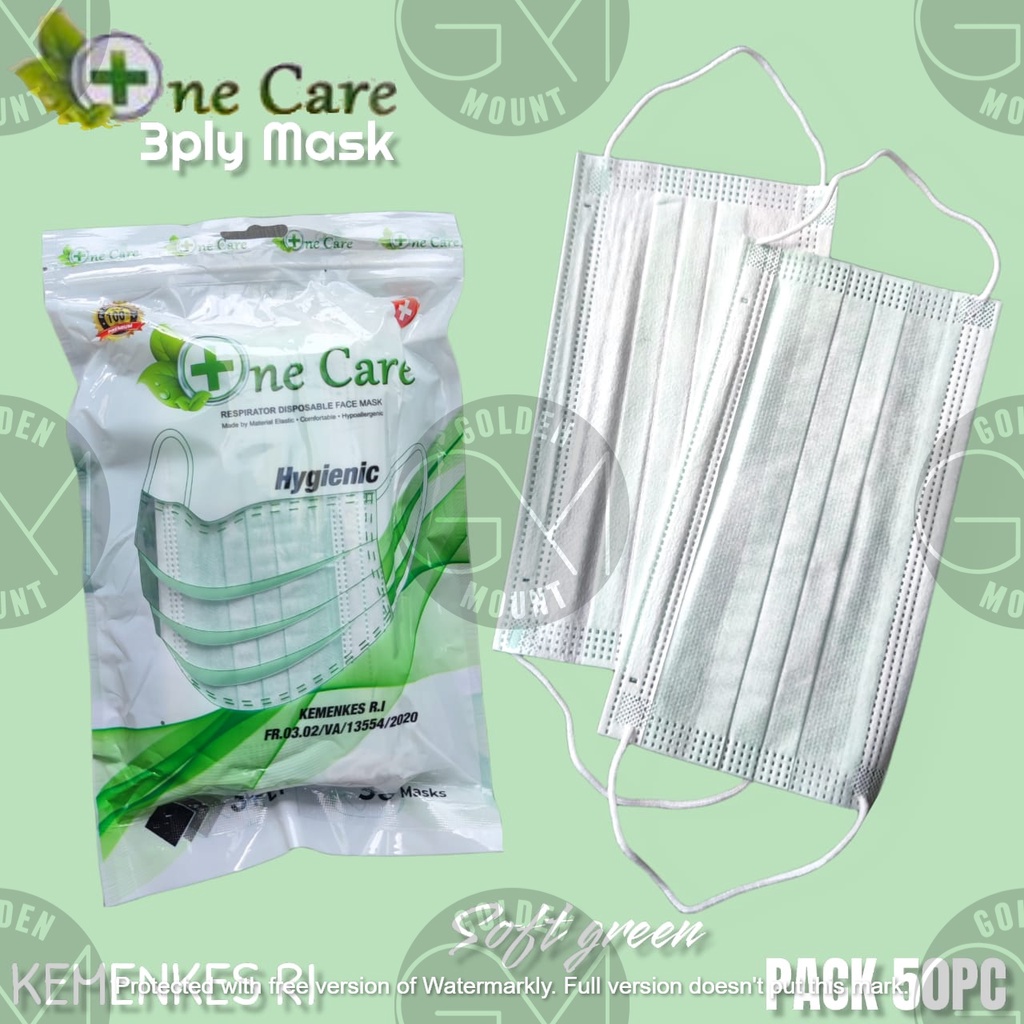 Jual Masker Necare 3 Ply Earloop Hygienic Pouch (50pc) | Shopee Indonesia