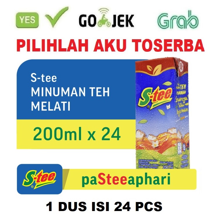 Jual S-tee / Stee Kotak 200 ml - ( HARGA 1 DUS ISI 24 pcs ) | Shopee ...