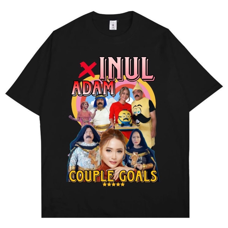 Jual Kaos Baju INUL X Mas ADAM SUSENO COUPLE GOALS - Oversize Tshirt ...