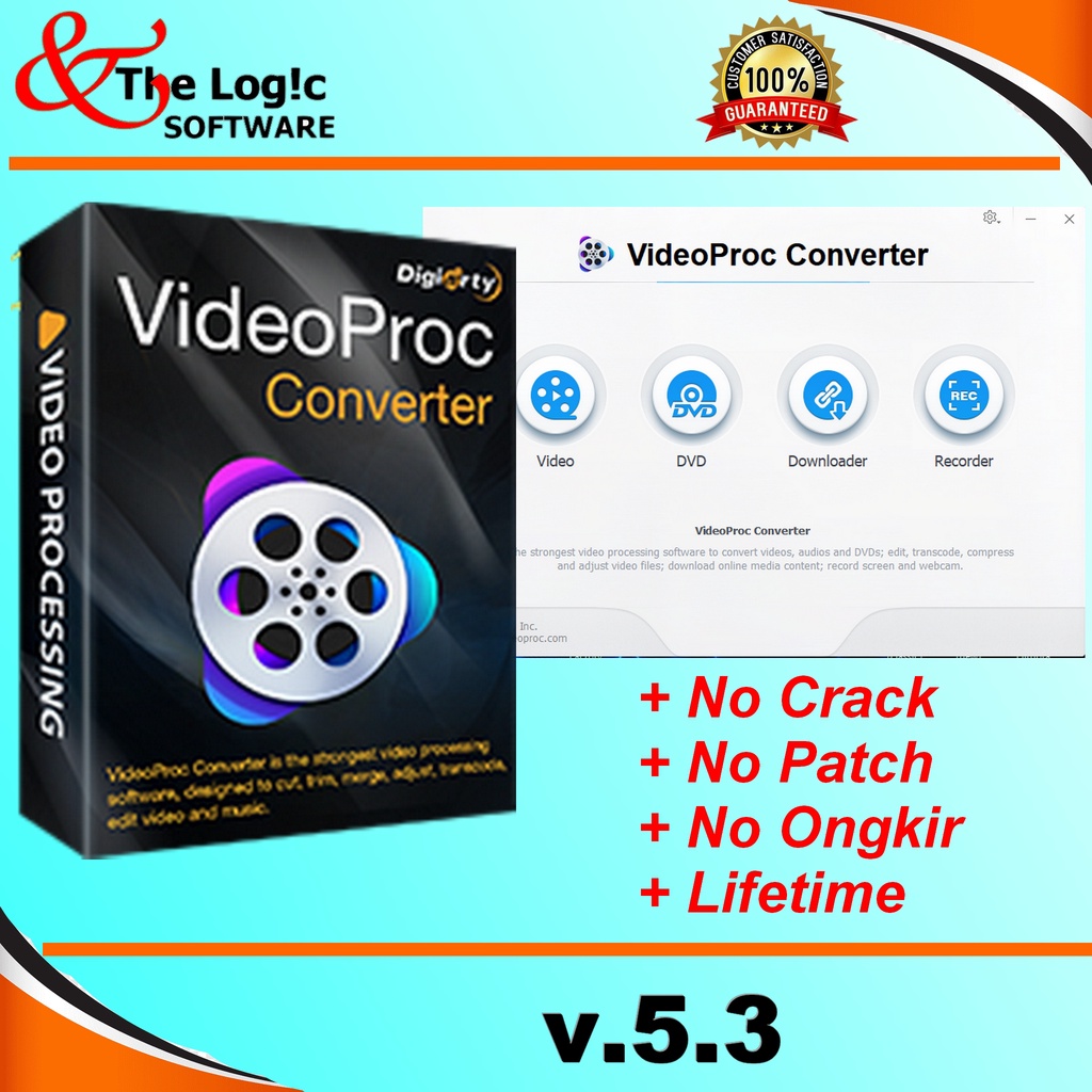 Jual VideoProc Converter Pro Video Converter and Screen Recording Shopee Indonesia
