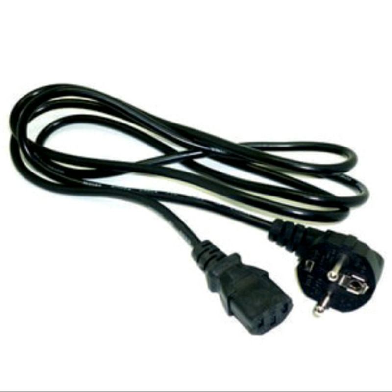 Jual kabel Power Lubang Tiga untuk Desktop CPU - 1.2m - Black Power PC ...