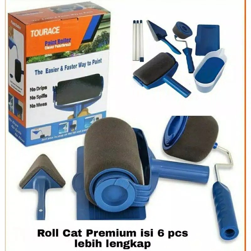 Jual Paint Roller Pro Paint Roller Brush Kit / Pintar Facil Clever Tray