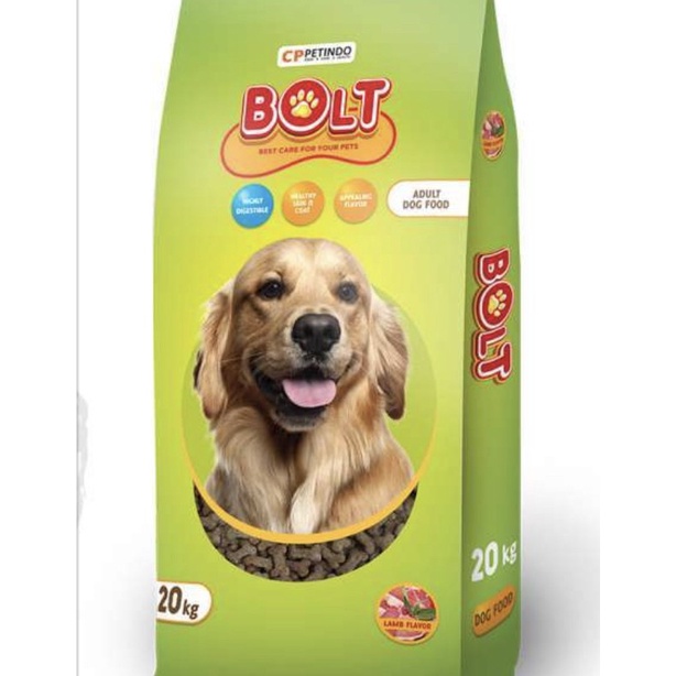 Jual Makanan Anjing BOLT DOG 20KG - Lamb (GRAB GOSEND) | Shopee Indonesia