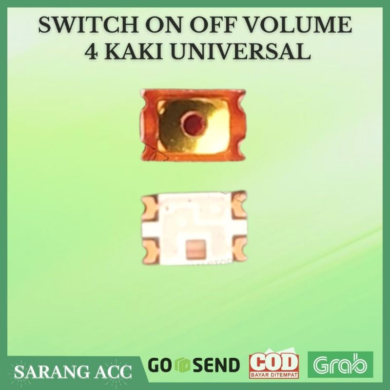 Jual TOMBOL SWITCH POWER ON OFF VOLUME UNVERSAL 4 KAKI | Shopee Indonesia