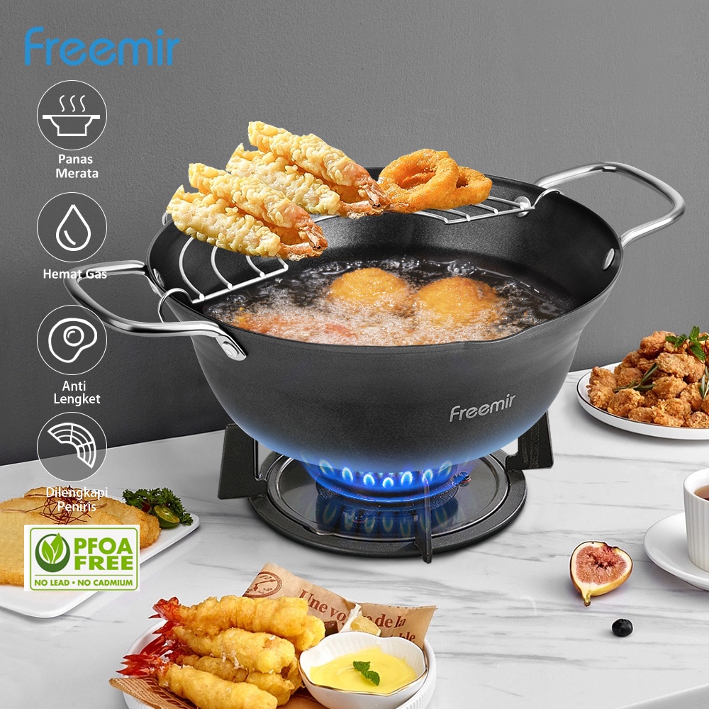 Promo Cucina 6 In 1 Deep Square Frying Pan, Panci Penggorengan Deep Fryer  Diskon 35% di Seller Mantab Hebat - Serua, Kota Depok