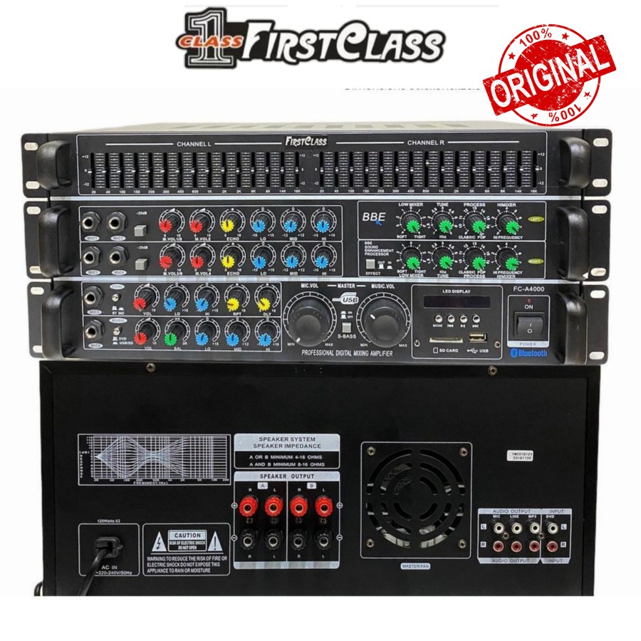 Jual Power amplifier karaoke Firstclass fca4000 Shopee Indonesia