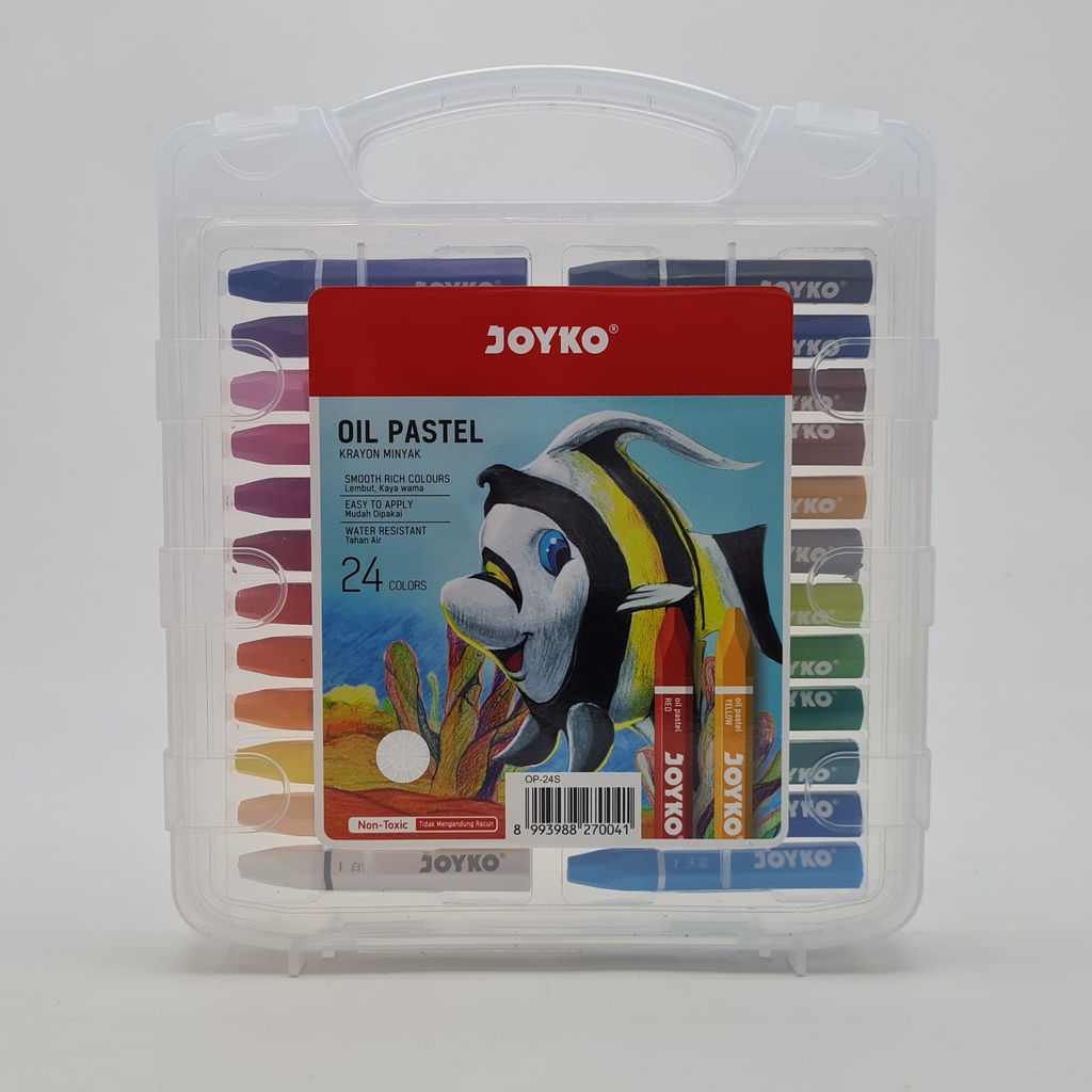 Jual Oil Pastel / Crayon / Krayon Joyko 24 Warna Shopee Indonesia