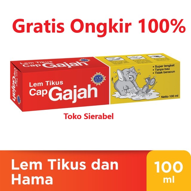 Jual LEM TIKUS CAP GAJAH 100 Ml Shopee Indonesia