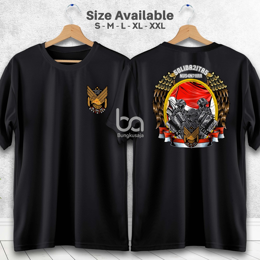 Jual Kaos Solidaritas Nusantara Indonesian Police Tshirt Dinas Polisi