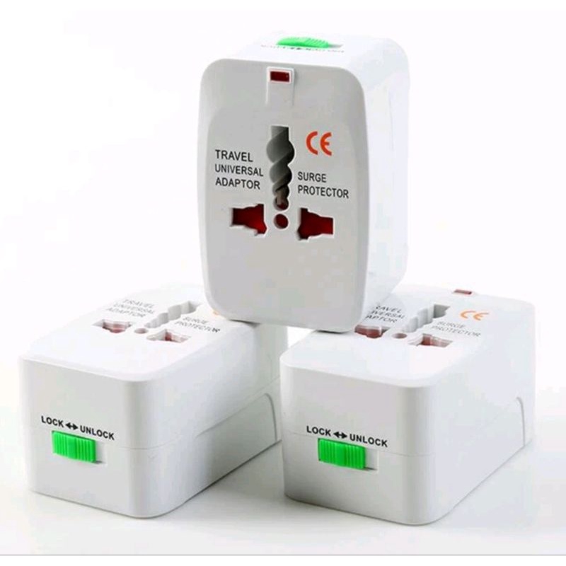 Jual TRAVEL UNIVERSAL ADAPTOR SURGE PROTECTOR | Shopee Indonesia