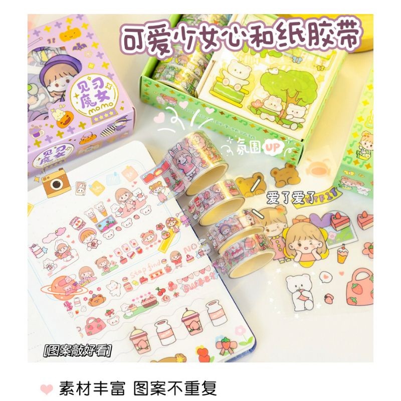 Jual STICKER MOMO PVC MOTIF PETAK DAN GULUNG STICKER KOREA WATERPROOF ...