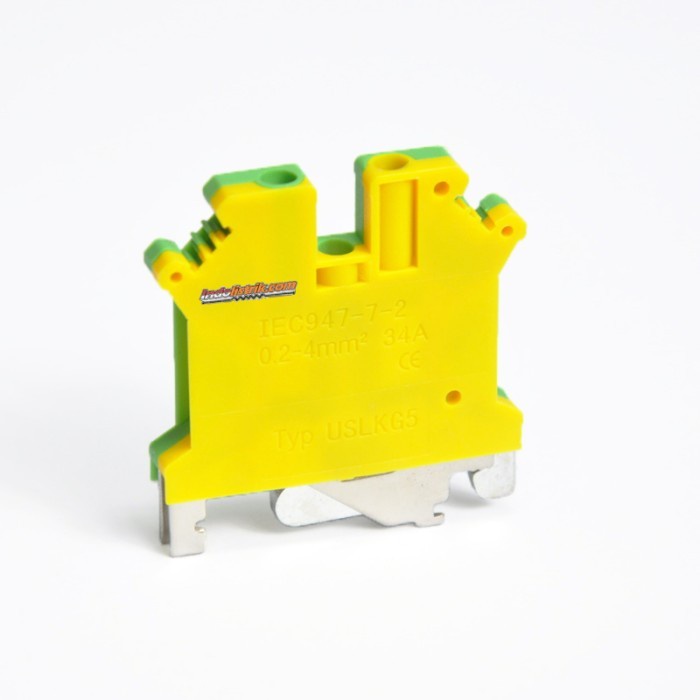 Jual Terminal Blok Kabel USLKG 5 kuning-hijau TAB model Weidmuller ...