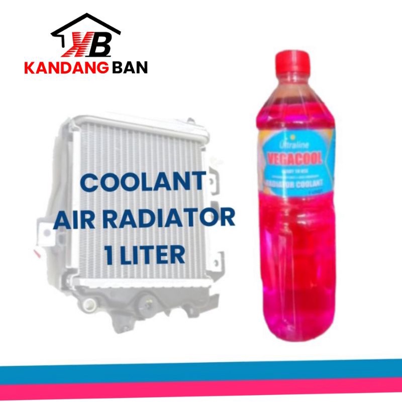 Jual AIR RADIATOR / AIR COOLANT 1 LITER UNTUK MOTOR DAN MOBIL Shopee