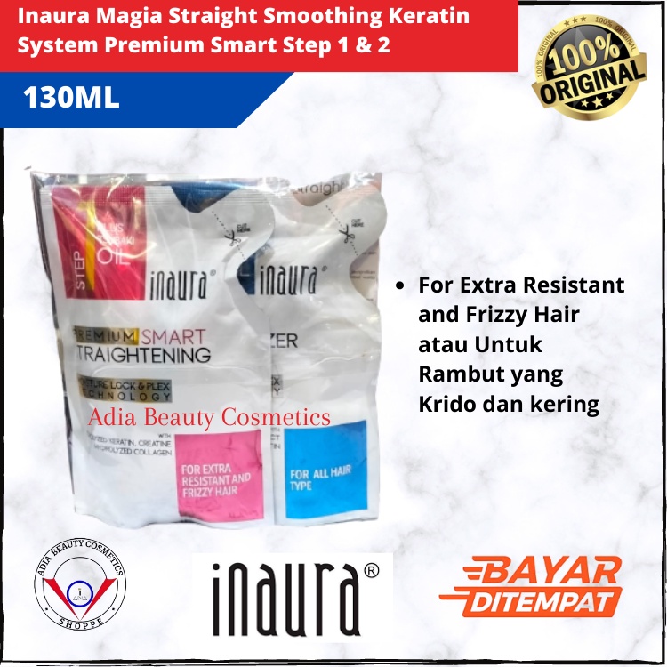 Jual Inaura Magia Straight Smoothing Keratin System Premium Smart Step ...