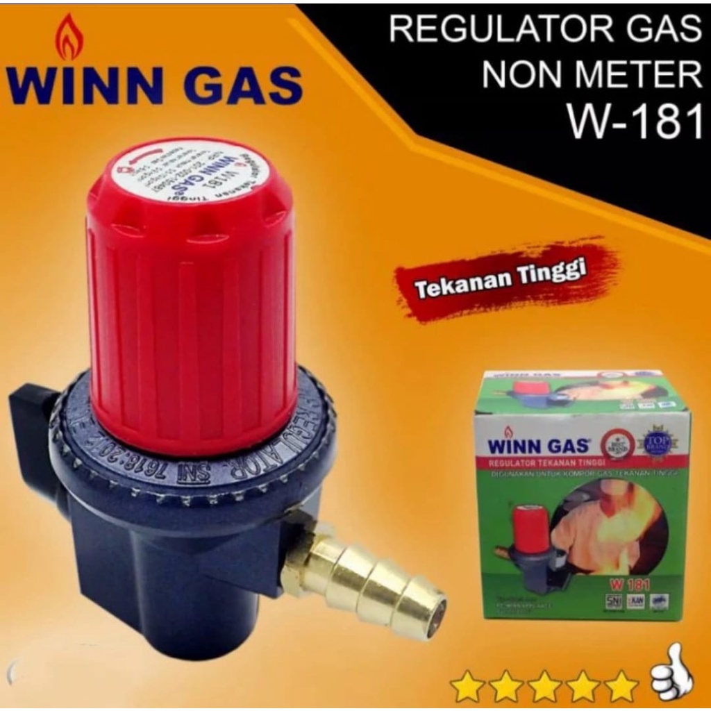 Jual REGULATOR TEKANAN TINGGI WINN GAS HIGH PRESSURE REGULATOR W 181