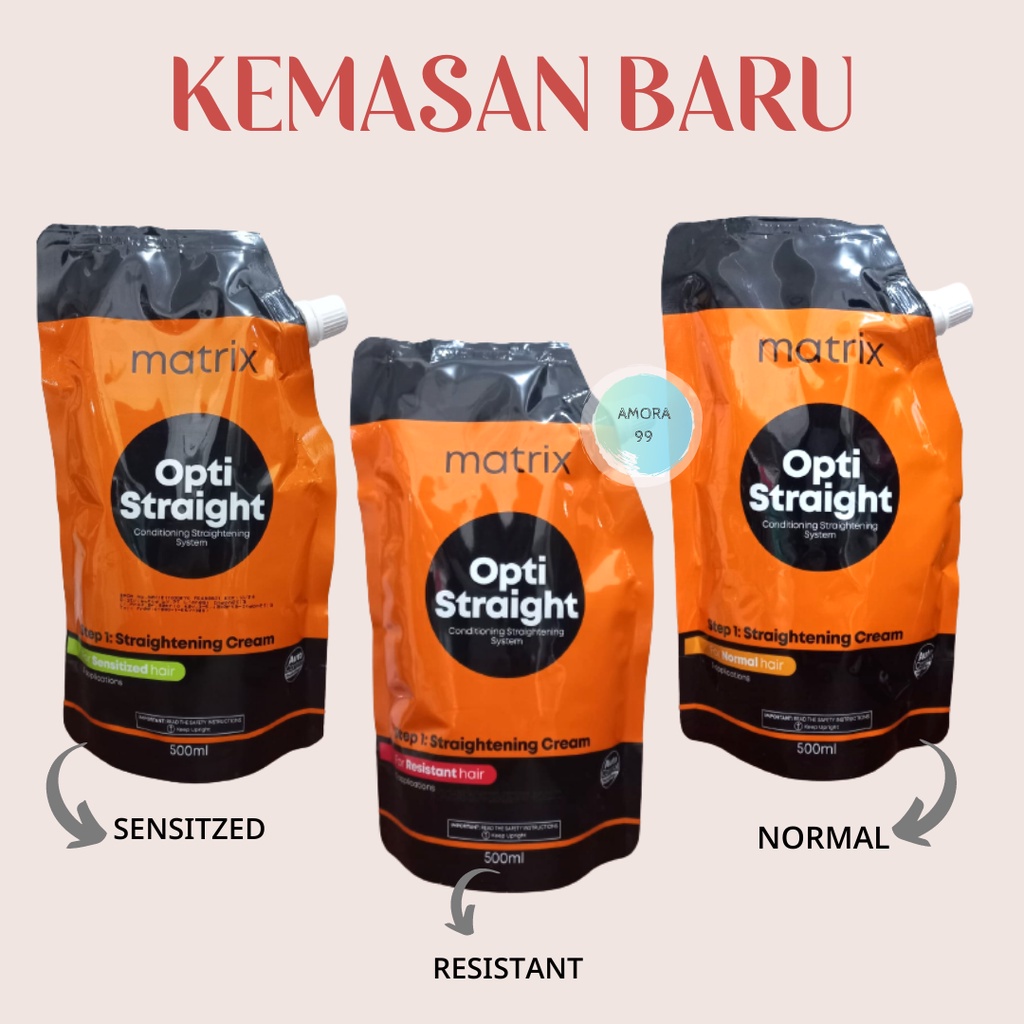 Jual MATRIX Opti Straight Step 1 / Step 2 Neutralizer Obat Smoothing ...
