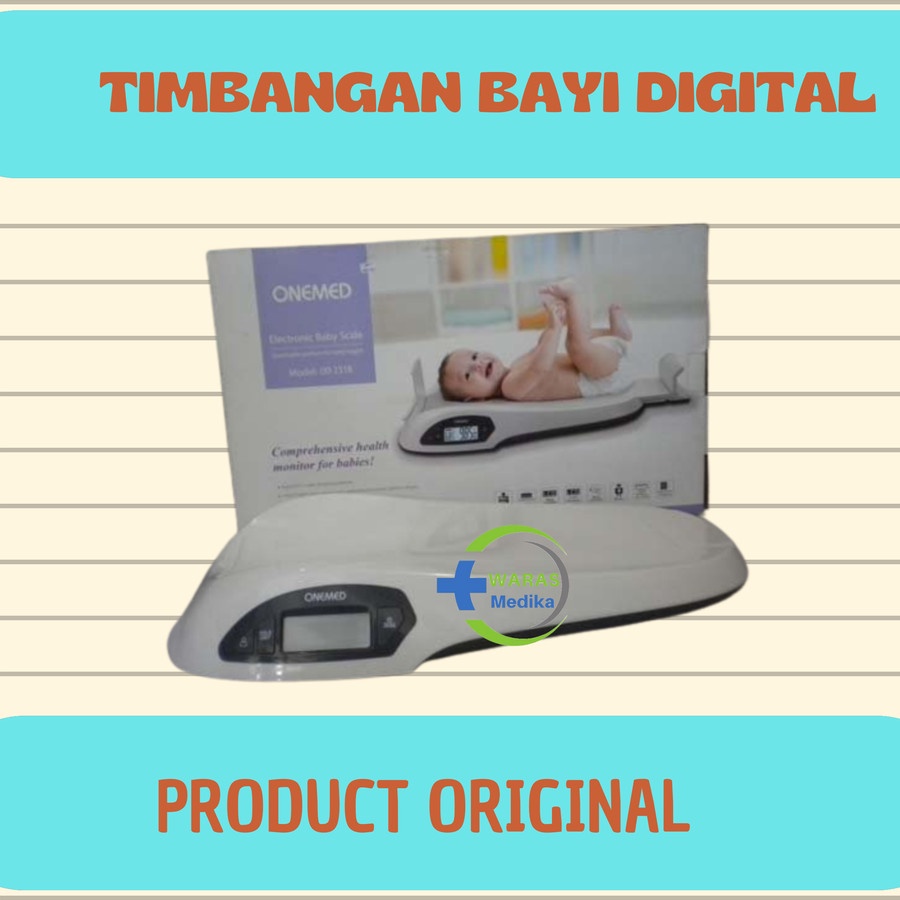 Jual OneMed Timbangan Bayi Digital OD 231B / Timbangan Bayi Digital ...