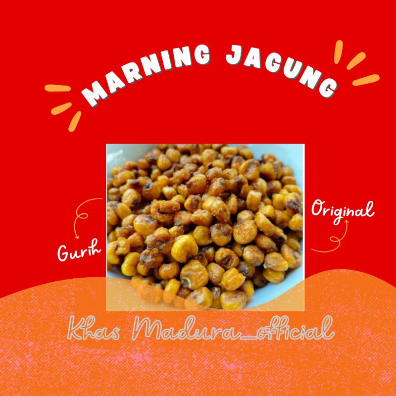 Jual Jagung Goreng Gram Marning Camilan Khas Madura Shopee Indonesia