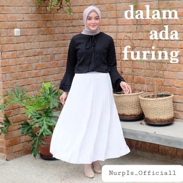 Rok Plisket Panjang Mayung Bahan Hyget Premium Ready 27 Warna Part1
