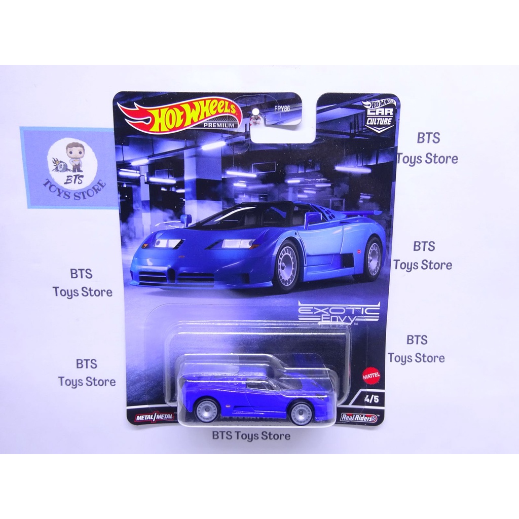 NEW Hot Wheels Premium Car Culture Exotic Envy '94 BUGATTI EB110 1:64