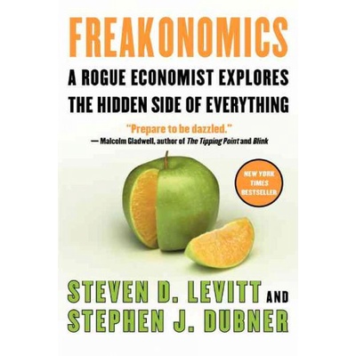 Image of a used import book of Freakonomics emphasizing economic incentives