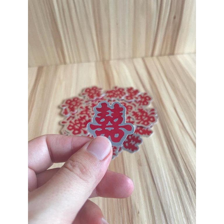 Jual Sticker Wedding Xuang Xi Hee / Paitu isi 20-25pc | Shopee Indonesia