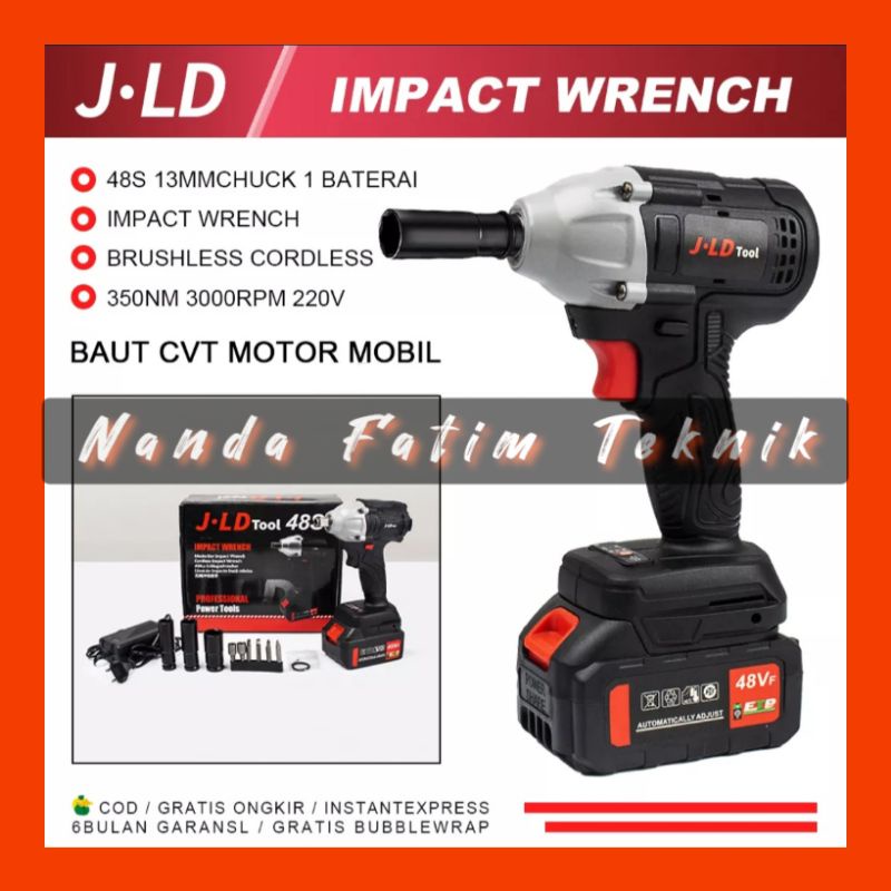 Jual Pembuka Baut Jld Tools S Buka Baut Cordless Impact Wrench