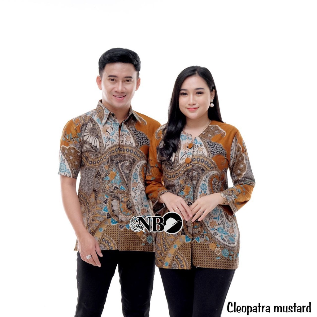 Jual Couple Batik Baju Pria Wanita Batik Seragam Kantor Batik Pesta M L