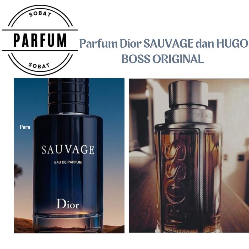 Jual PROMO Parfum paket HEMAT DIOR SAUVAGE DAN HUGO BOS THE SCENT PERIA ...
