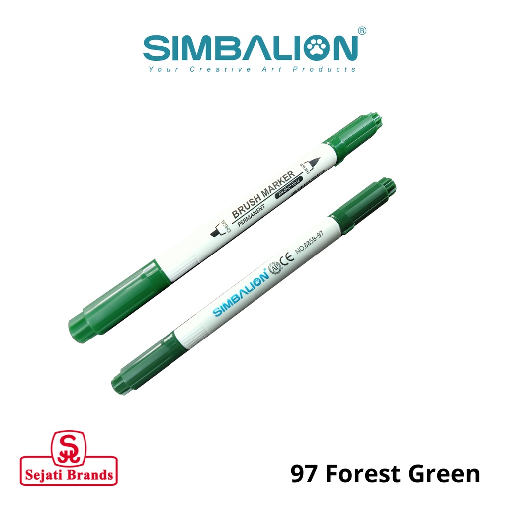 Jual SIMBALION Brush Marker individual Coloring Brush Pen