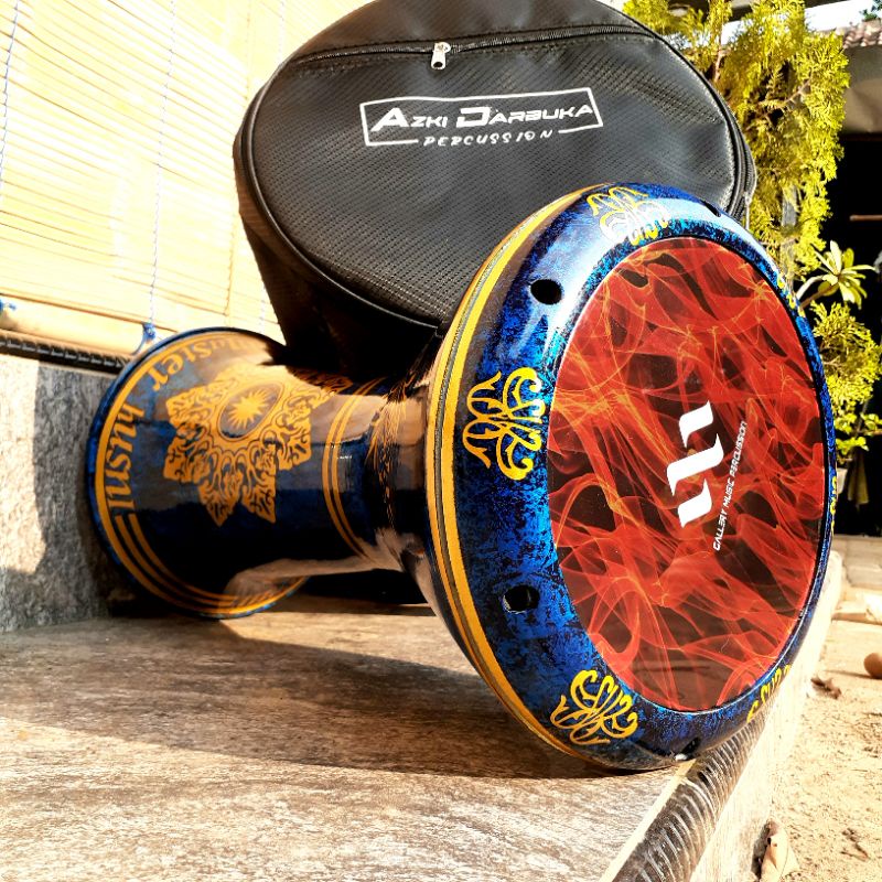 Jual DARBUKA MOTIF 8INC GMP+ TAS (MURAH) Shopee Indonesia