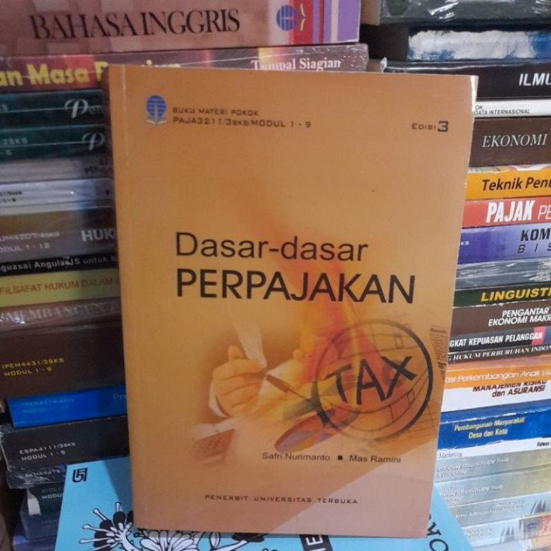 Jual Buku Dasar Dasar Perpajakan Edisi 3 Tahun 2022 By Prof. Dr. Sari ...