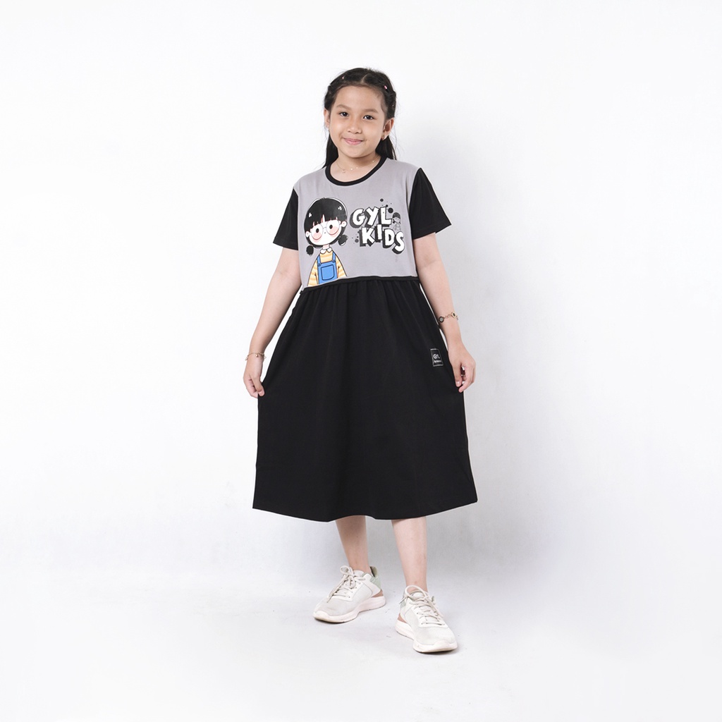 Jual Gyl Kids baju anak perempuan cewek Tunik drees daster keren katun