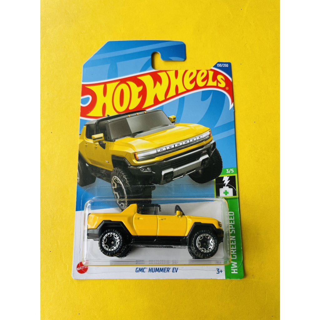 Jual HOTWHEELS HOT WHEELS GMC HUMMER EV KUNING HW GREEN SPEED LOT G ...