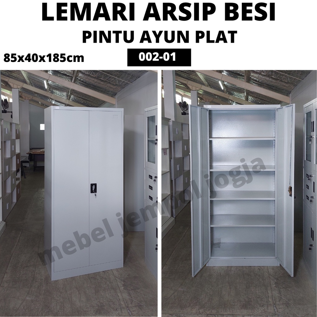 Jual Lemari Arsip Besi Pintu Ayun Plat | Shopee Indonesia