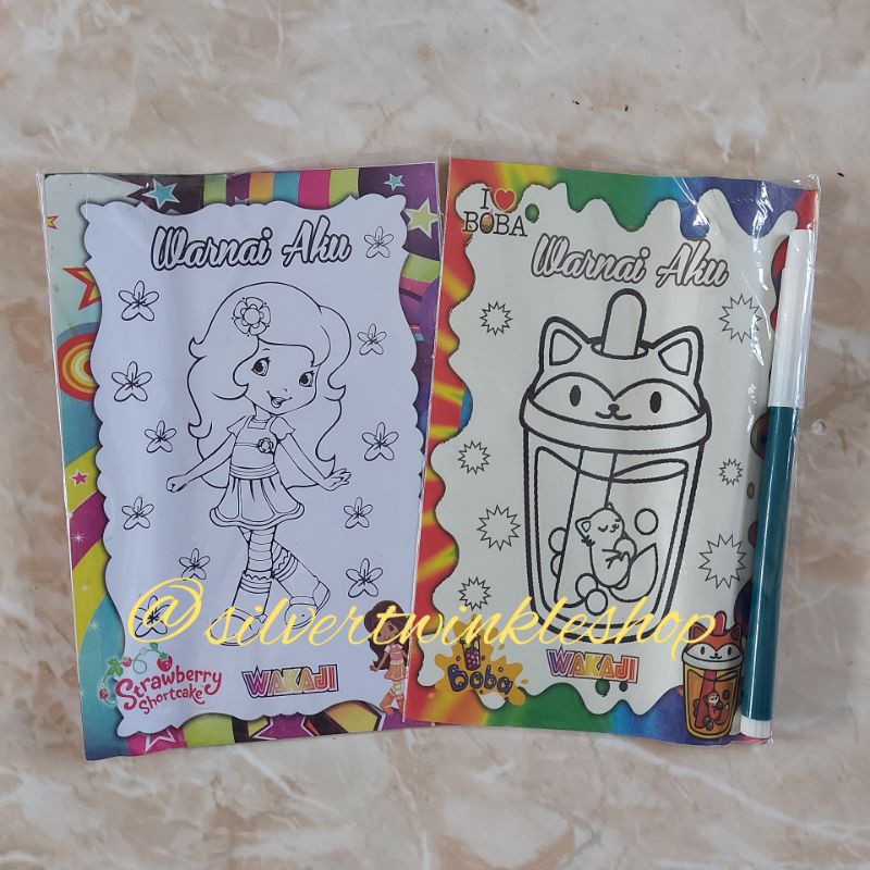 Jual Mainan Edukasi Anak Mewarna Dengan Spidol Mewarnai Coloring Colouring Edukatif Marker