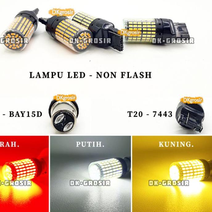 Jual Lampu Led Bayonet Superight 144smd T20 7443 Bay15d 1157 Stoprem