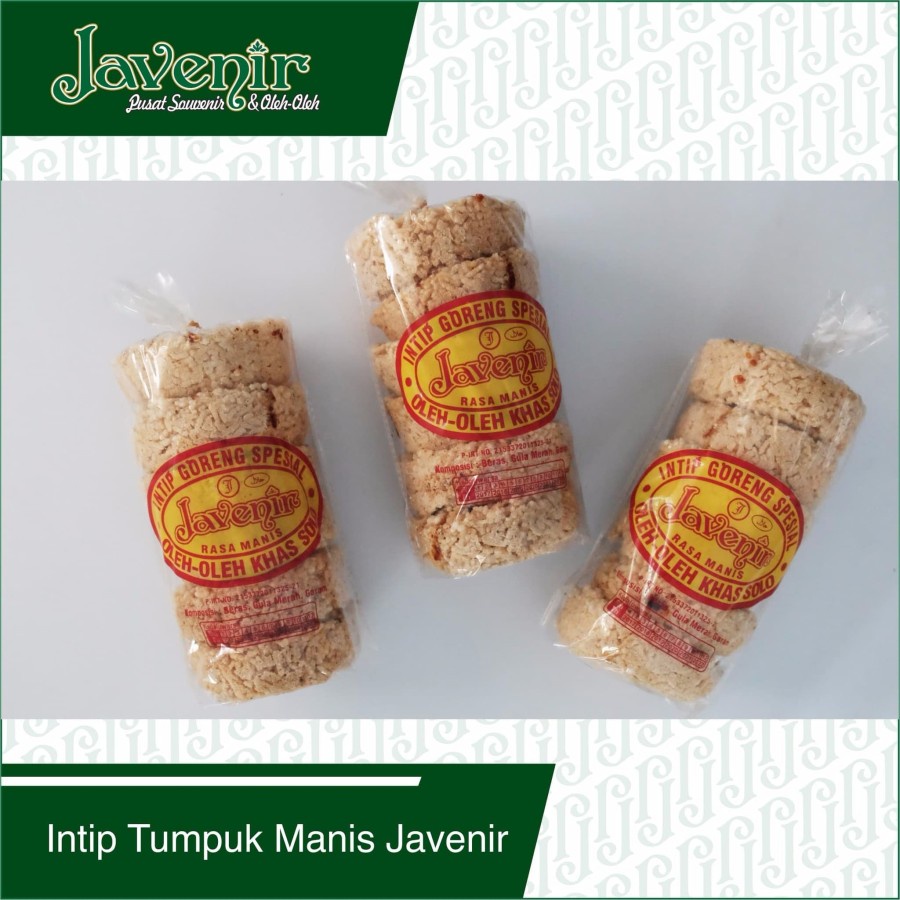 Jual Intip Rice Cracker Tumpuk Manis Javenir | Shopee Indonesia