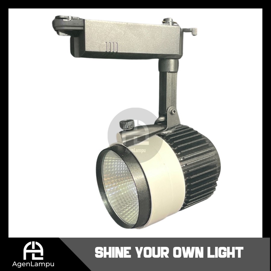 Jual LAMPU LED RELL 20W COB / TRACKLIGHT / TRACK LIGHT / SPOT LIGHT COB ...