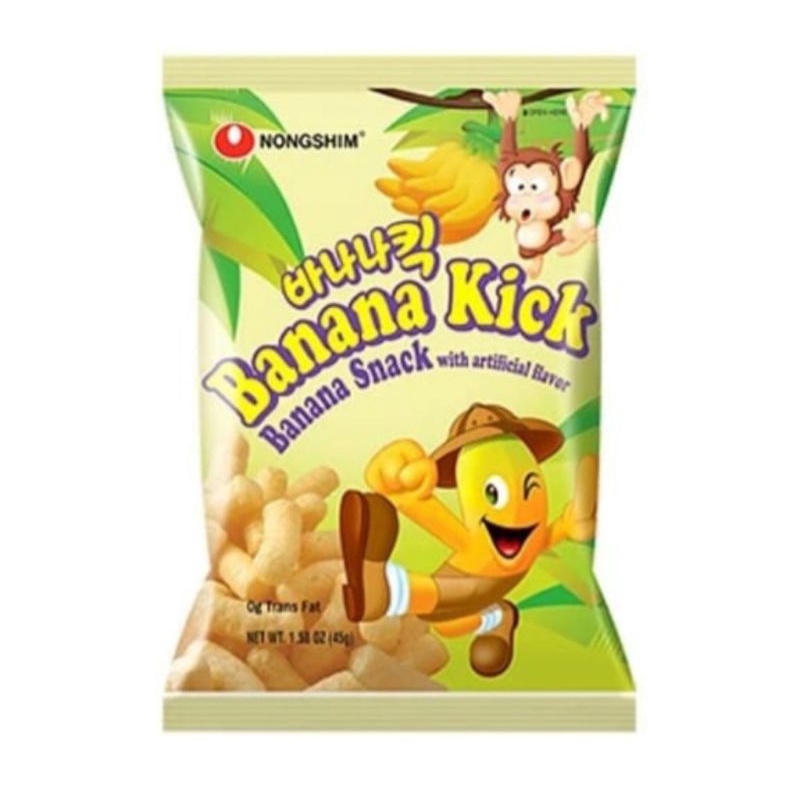 Jual Nongshim Banana Kick Snack 45gr Shopee Indonesia