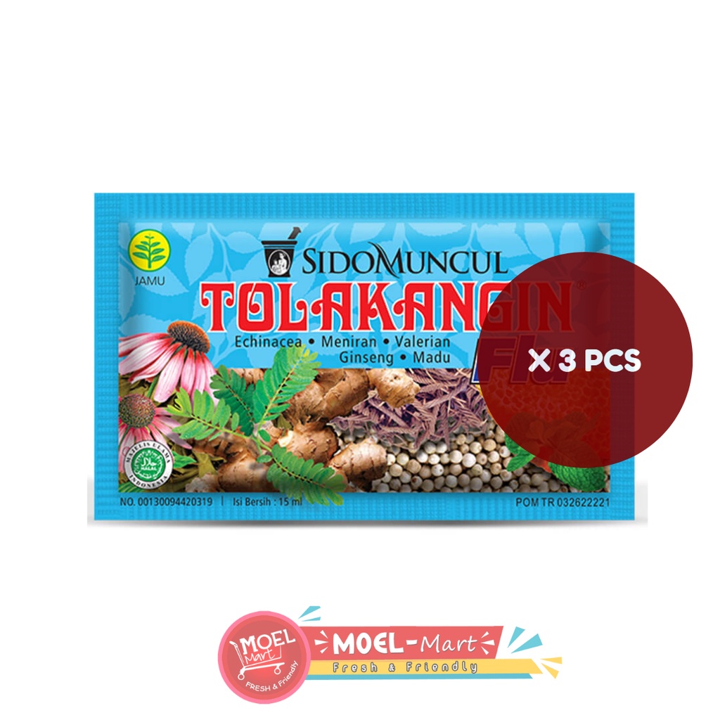 Jual Sidomuncul Tolak Angin Flu 3 Sachet X 15ml Shopee Indonesia