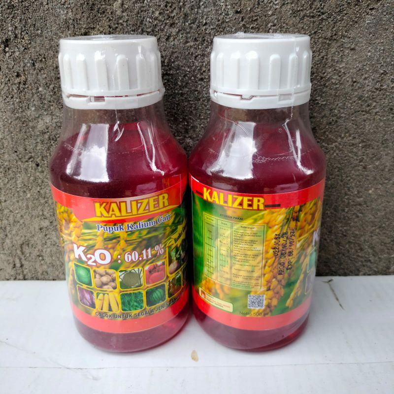 Jual Pupuk Kalium Cair Kalizer 500ml Pembesar Buah Nutrisi Tanaman