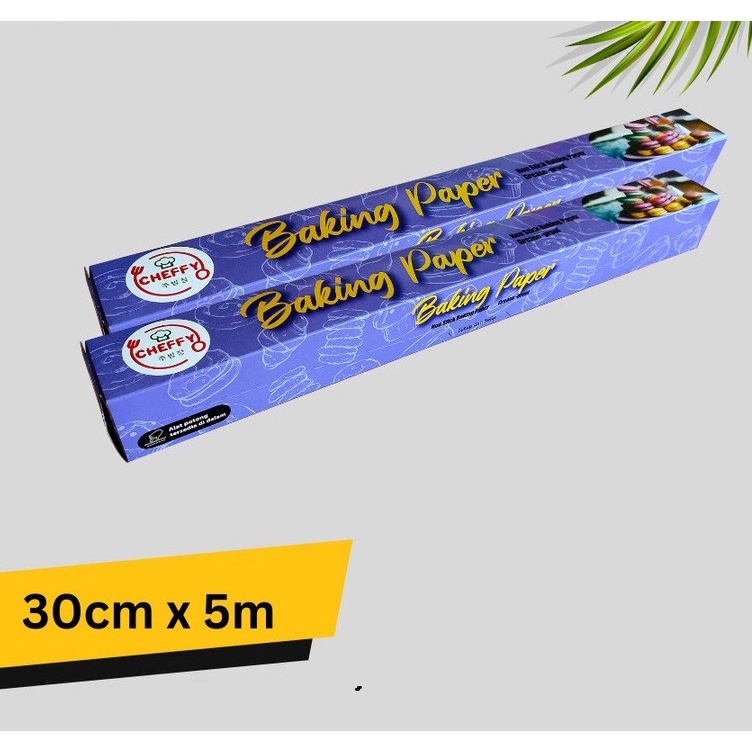 Jual Kertas alas roti kue - Baking Paper Cheffy 30cm x 5 meter | Shopee ...