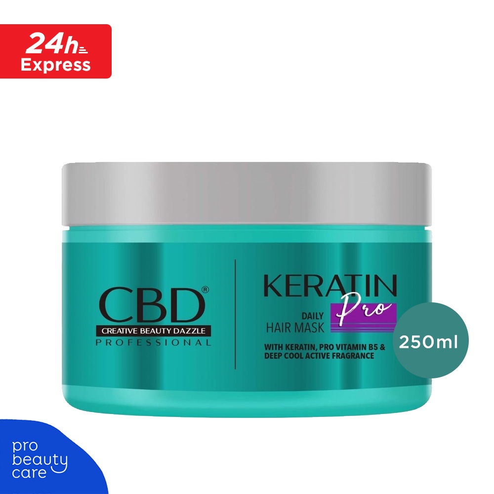 Jual Cbd Professional Keratin Pro Daily Shampoo Conditioner Hair Mask Ml Shopee