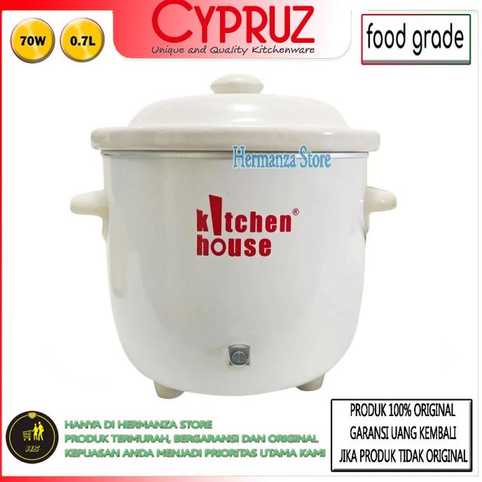 Jual Slow Cooker 0.7 Liter Keramic Cyprus Kitchen House SC0064 low