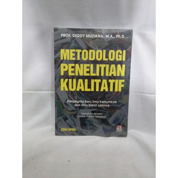 Jual METODOLOGI PENELITIAN KUALITATIF (ORIGINAL) | Shopee Indonesia