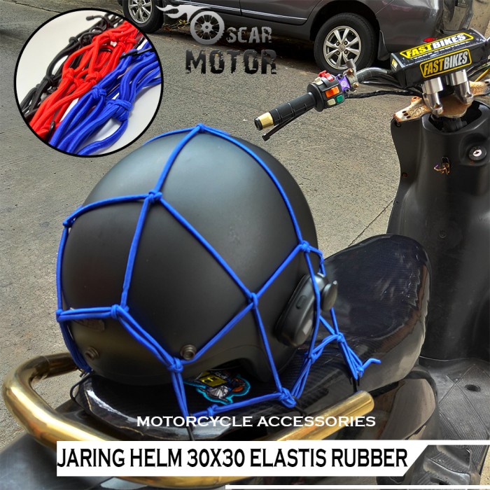 Jual Jaring Helm SEPEDA Motor Tali Jala Jok Pengikat Ikat Helem helm ...