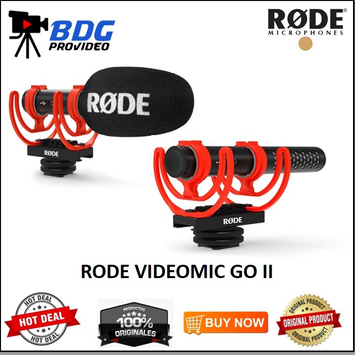 Jual Rode VideoMic GO II Lightweight Directional Microphone Shopee